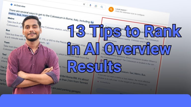 How to Rank In AI Overview